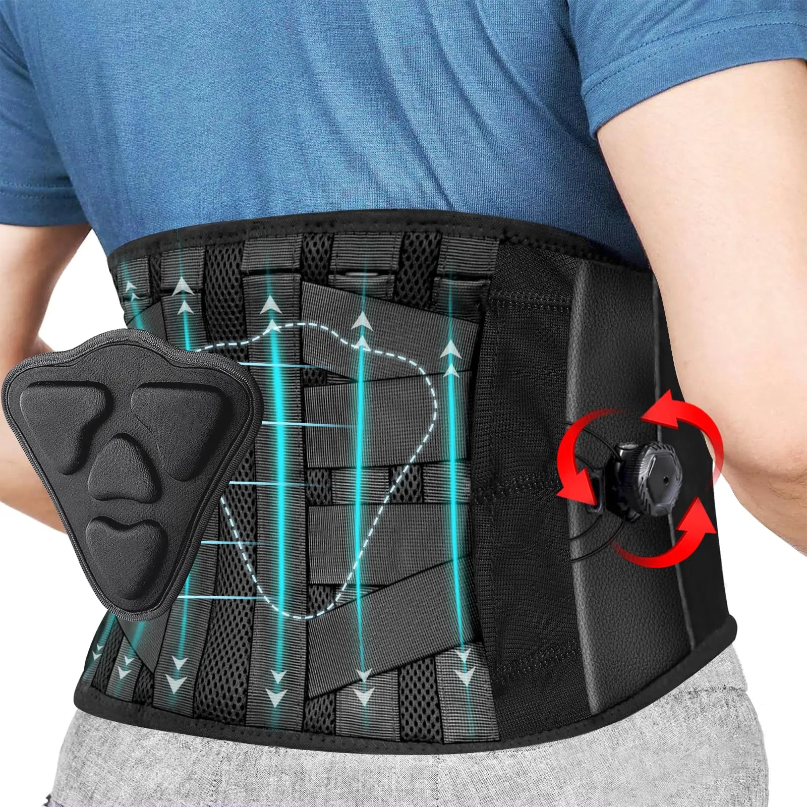 Ergonomic Lumbar Stabilization & Support Belt